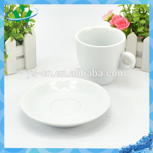 Белый большой 170ml масса фарфоровый чай чашки и блюдце